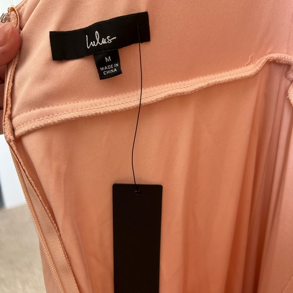 LULU’s Bridesmaid Dress High Slit in Front - Picture 3 of 3